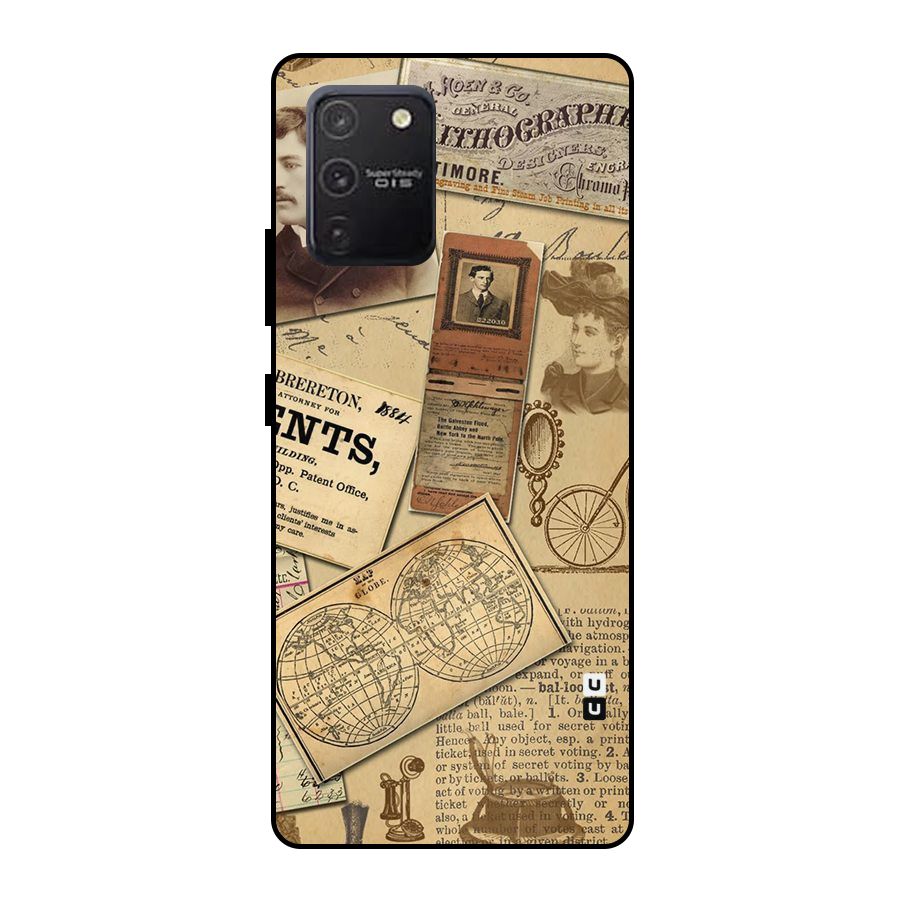 Vintage Memories Metal Back Case for Galaxy S10 Lite