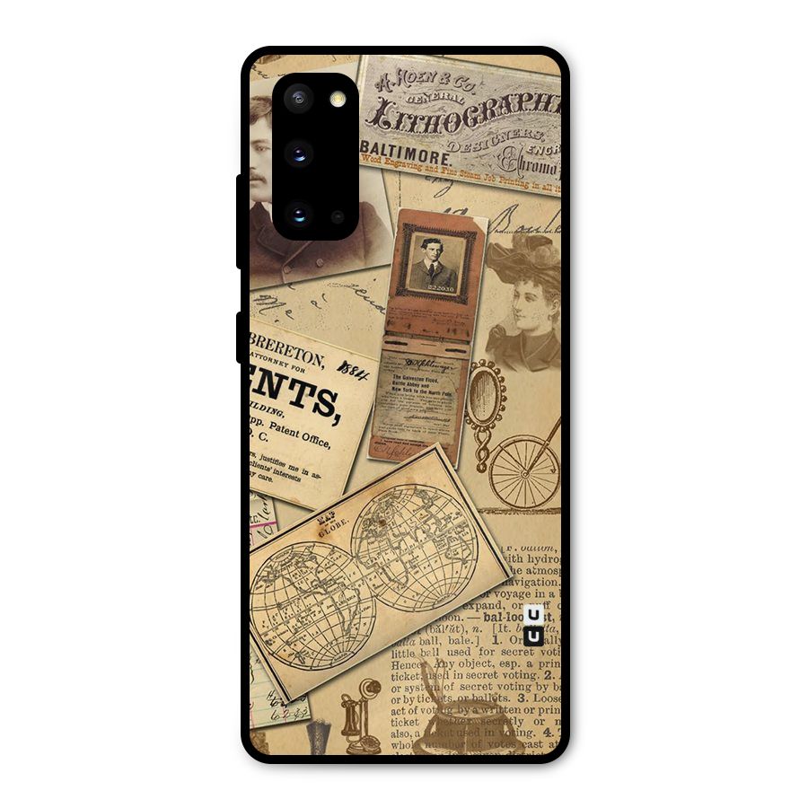 Vintage Memories Metal Back Case for Galaxy S20