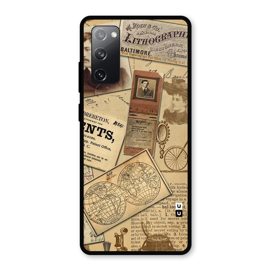 Vintage Memories Metal Back Case for Galaxy S20 FE 5G