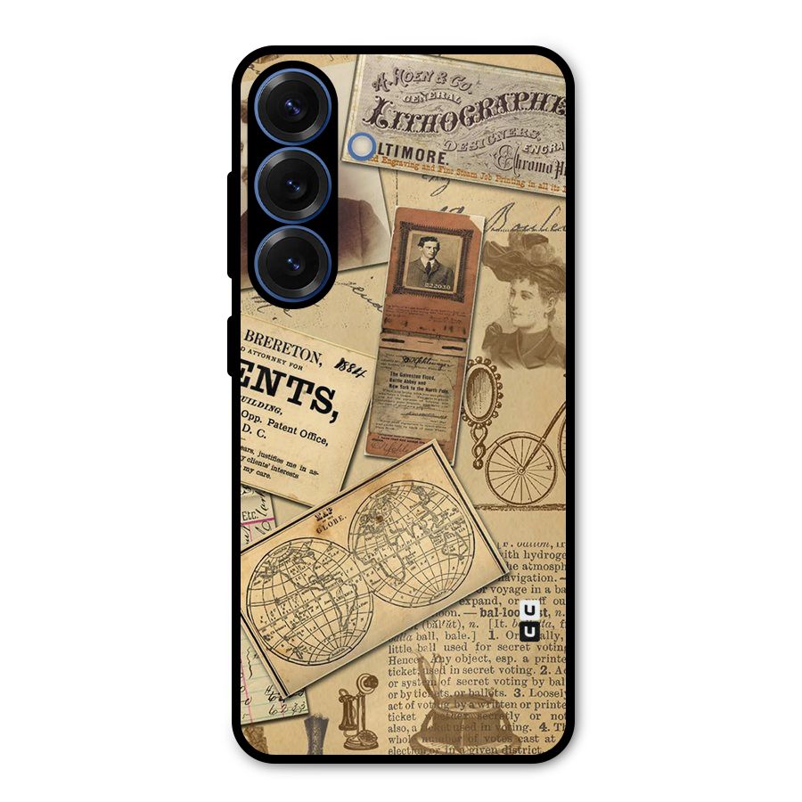 Vintage Memories Metal Back Case for Galaxy S25