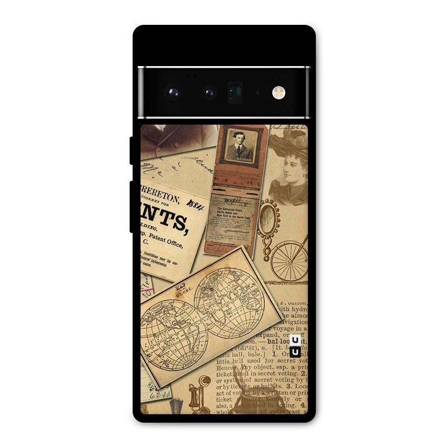 Vintage Memories Metal Back Case for Google Pixel 6 Pro