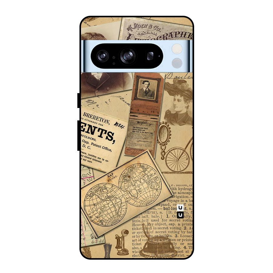 Vintage Memories Metal Back Case for Google Pixel 8 Pro