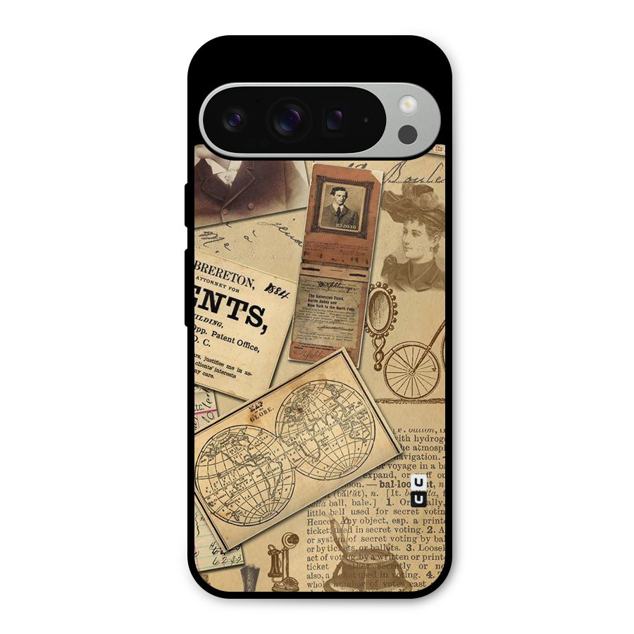 Vintage Memories Metal Back Case for Google Pixel 9 Pro XL