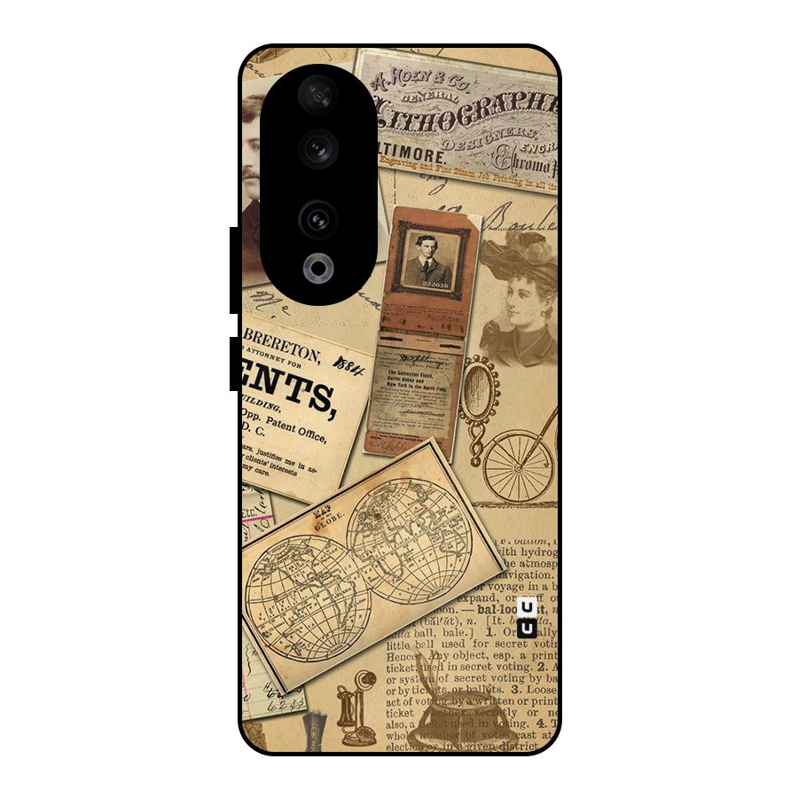 Vintage Memories Metal Back Case for Honor 90