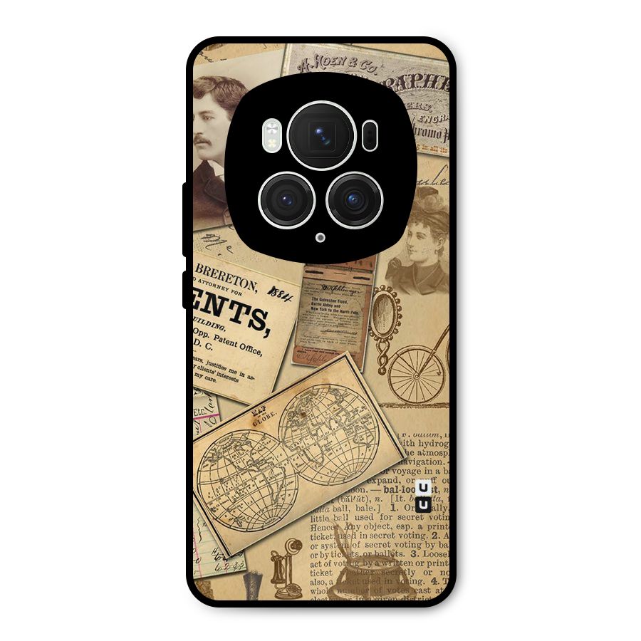 Vintage Memories Metal Back Case for Honor Magic6 Pro
