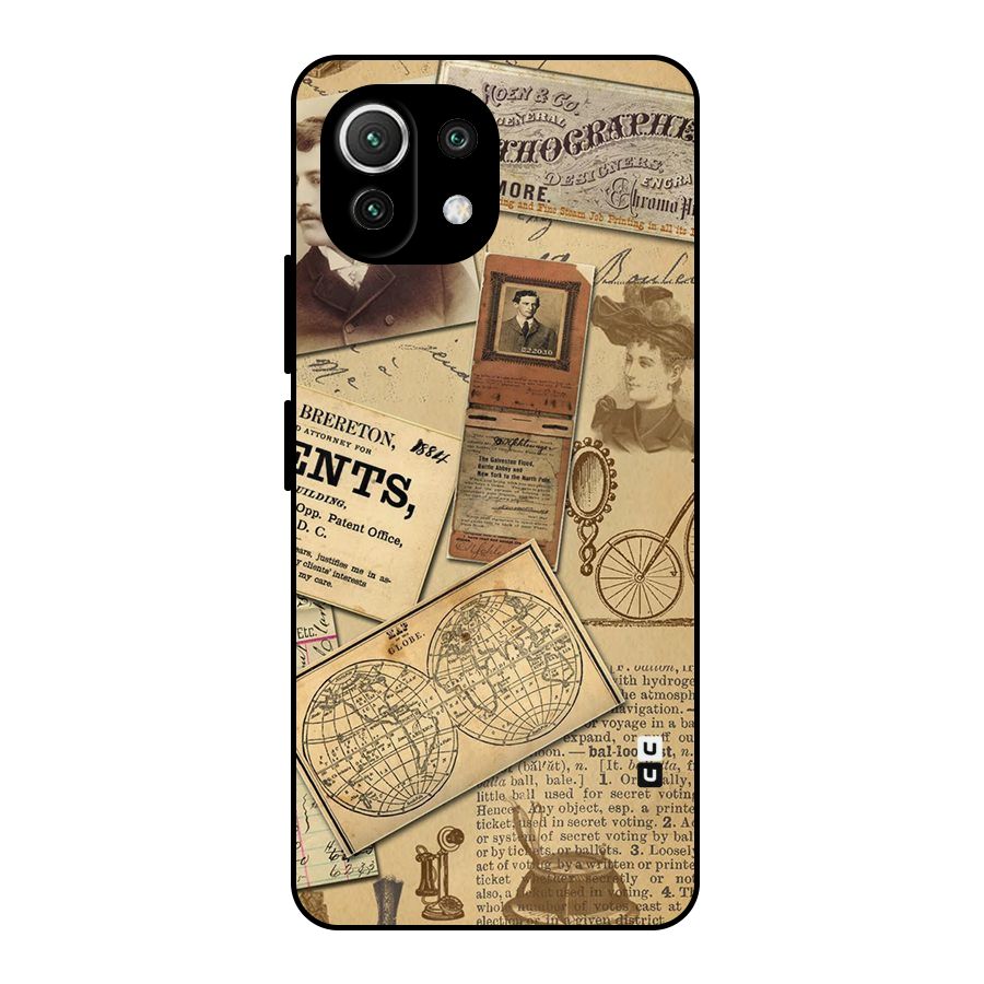Vintage Memories Metal Back Case for Mi 11 Lite NE 5G