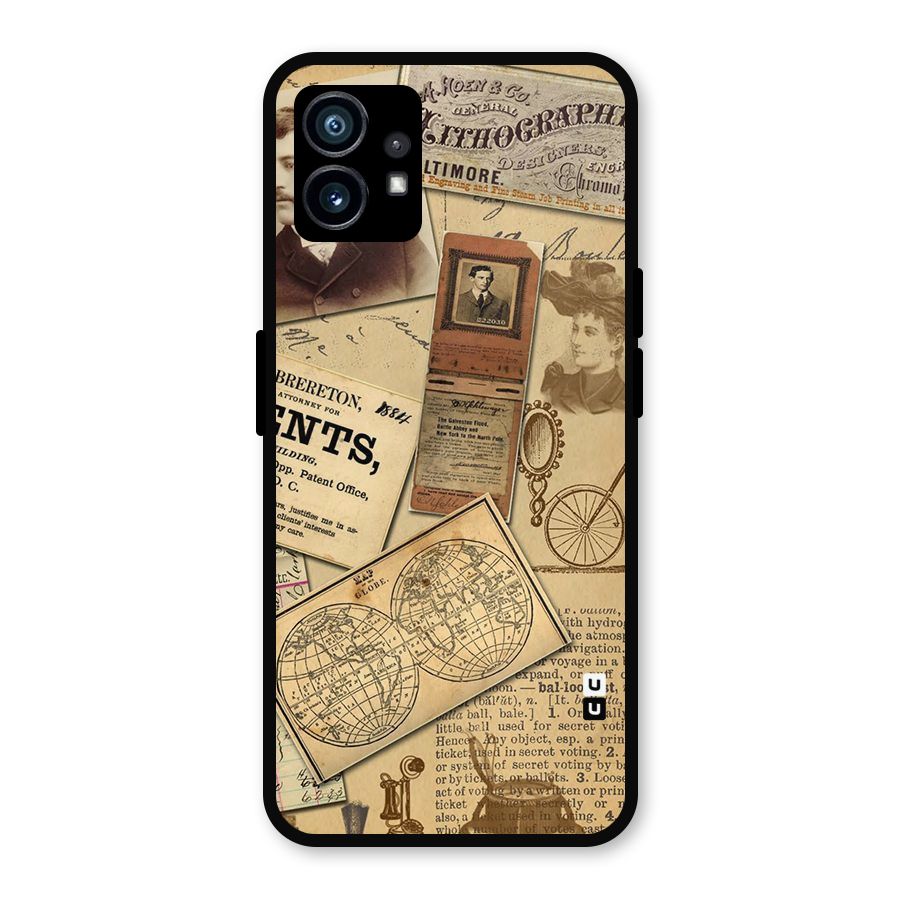 Vintage Memories Metal Back Case for Nothing Phone 1