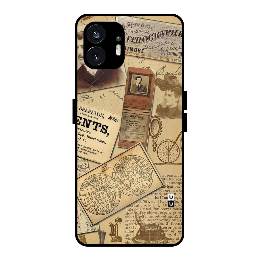 Vintage Memories Metal Back Case for Nothing Phone 2