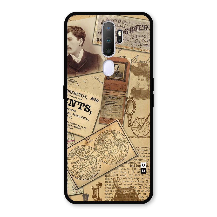 Vintage Memories Metal Back Case for Oppo A9 (2020)