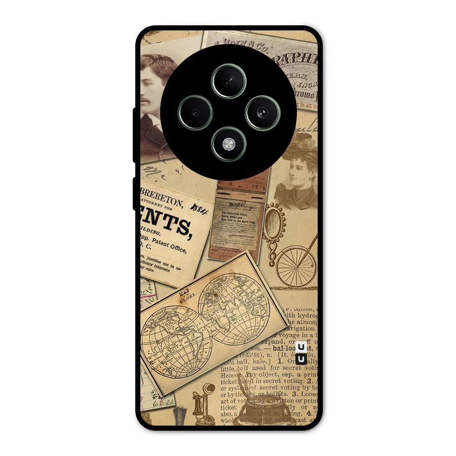 Vintage Memories Metal Back Case for Oppo F27