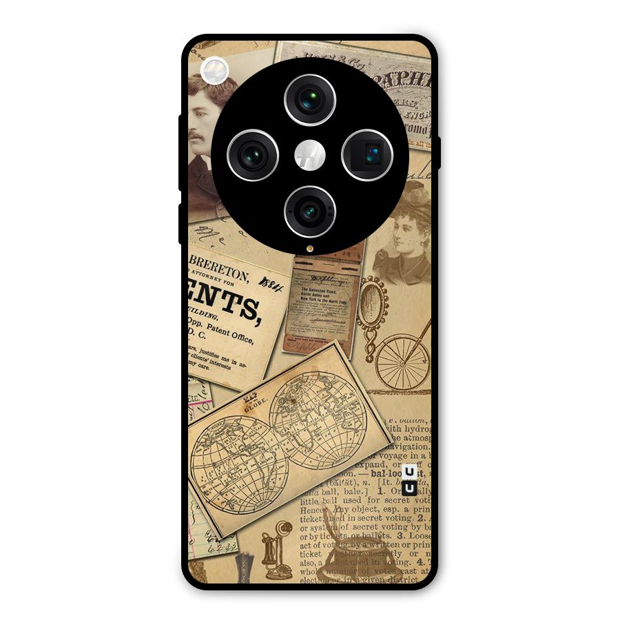 Vintage Memories Metal Back Case for Oppo Find X8 Pro