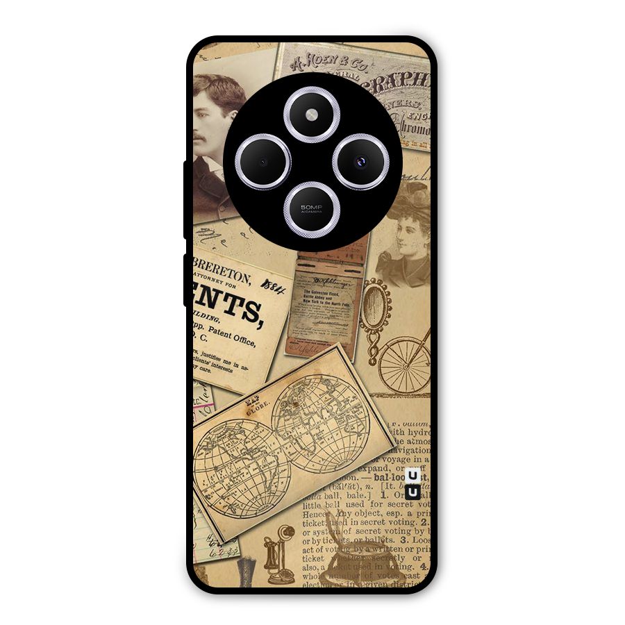 Vintage Memories Metal Back Case for Poco C75 5G