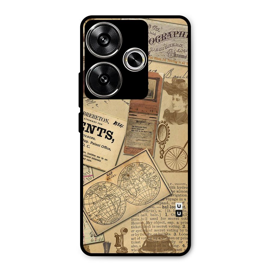 Vintage Memories Metal Back Case for Poco F6