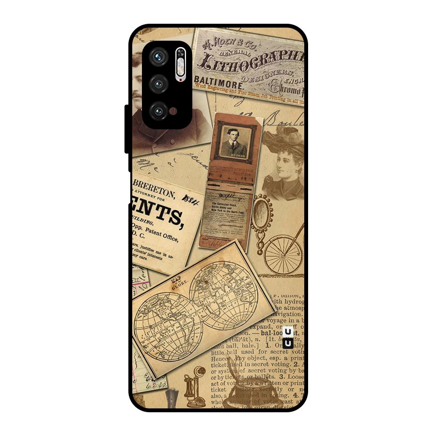 Vintage Memories Metal Back Case for Poco M3 Pro 5G