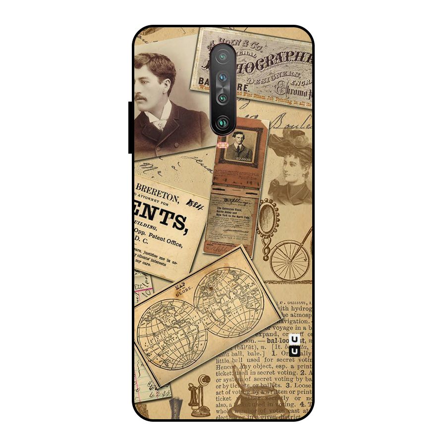 Vintage Memories Metal Back Case for Poco X2