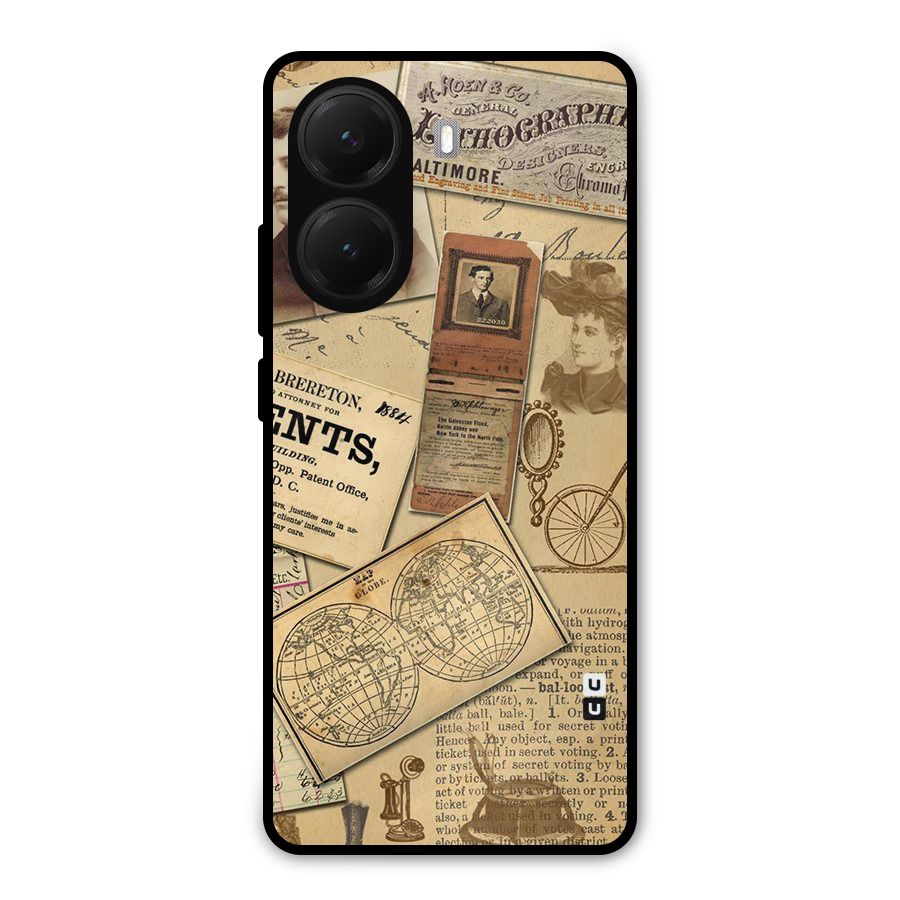 Vintage Memories Metal Back Case for Poco X7 Pro