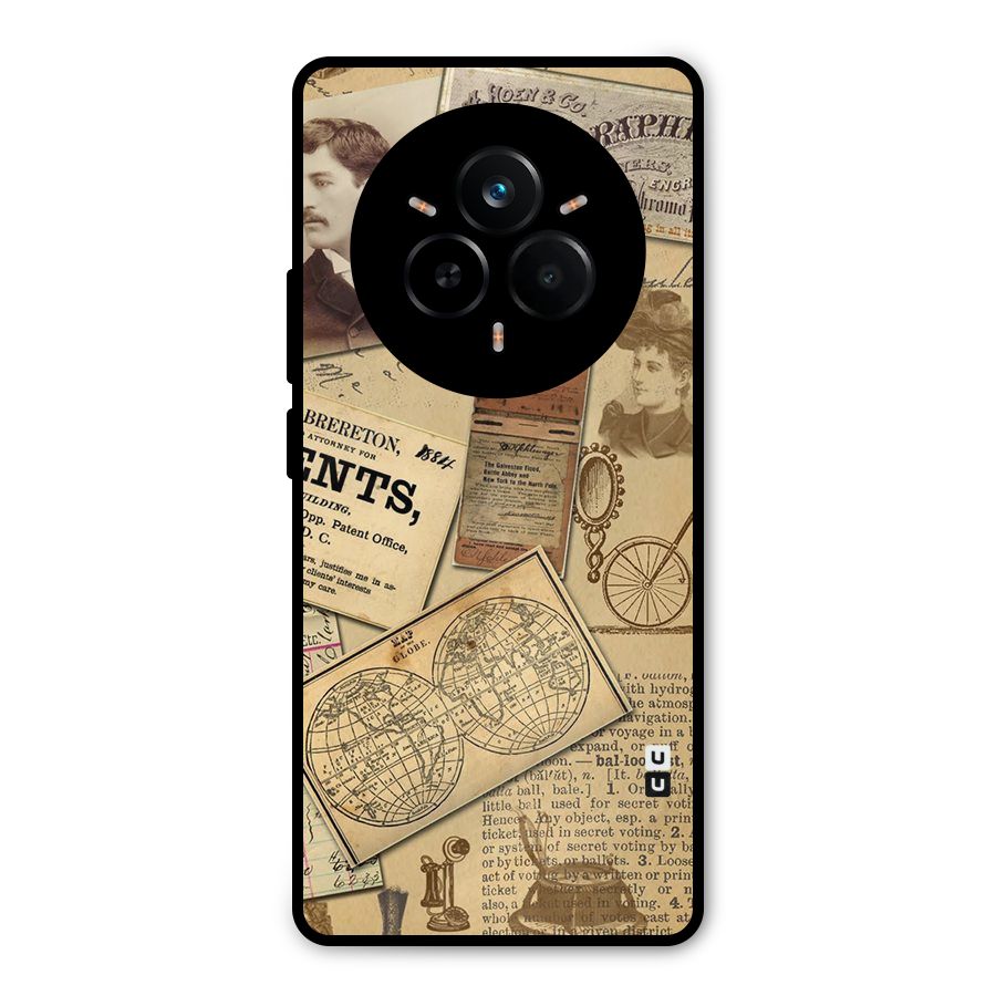 Vintage Memories Metal Back Case for Realme 14 Pro