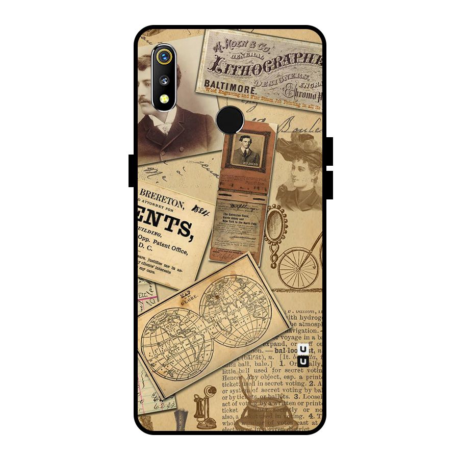 Vintage Memories Metal Back Case for Realme 3i