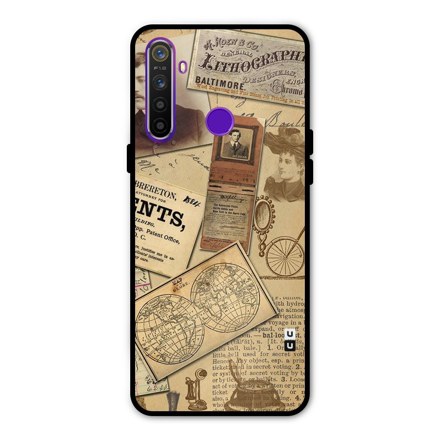 Vintage Memories Metal Back Case for Realme 5