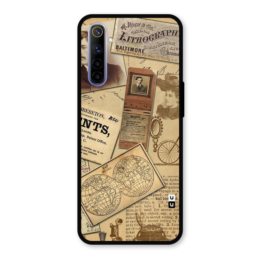Vintage Memories Metal Back Case for Realme 6i