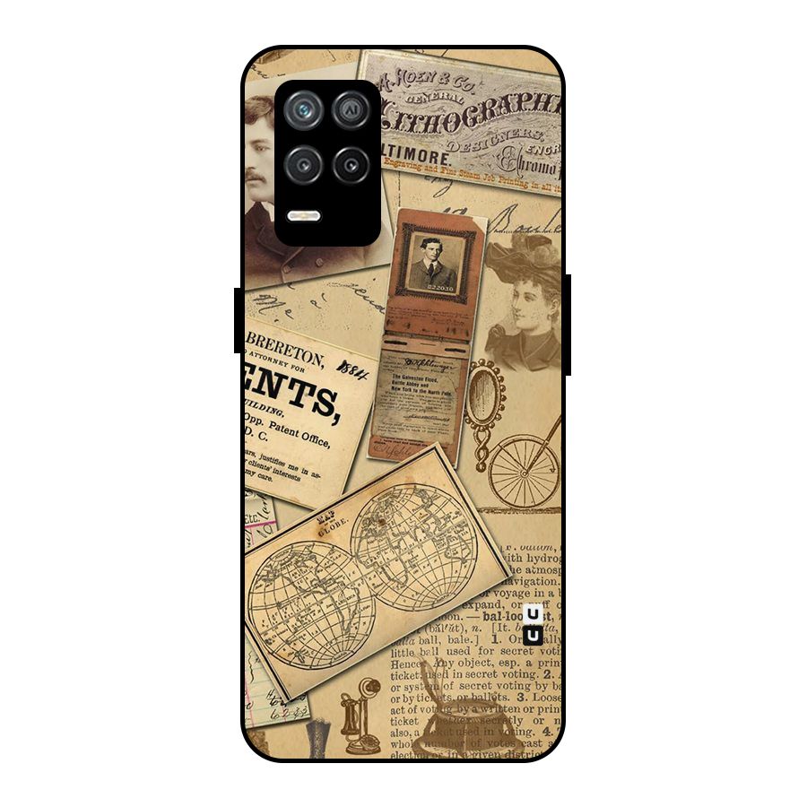 Vintage Memories Metal Back Case for Realme 8s 5G