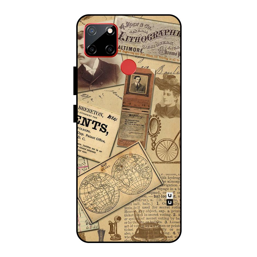 Vintage Memories Metal Back Case for Realme C12