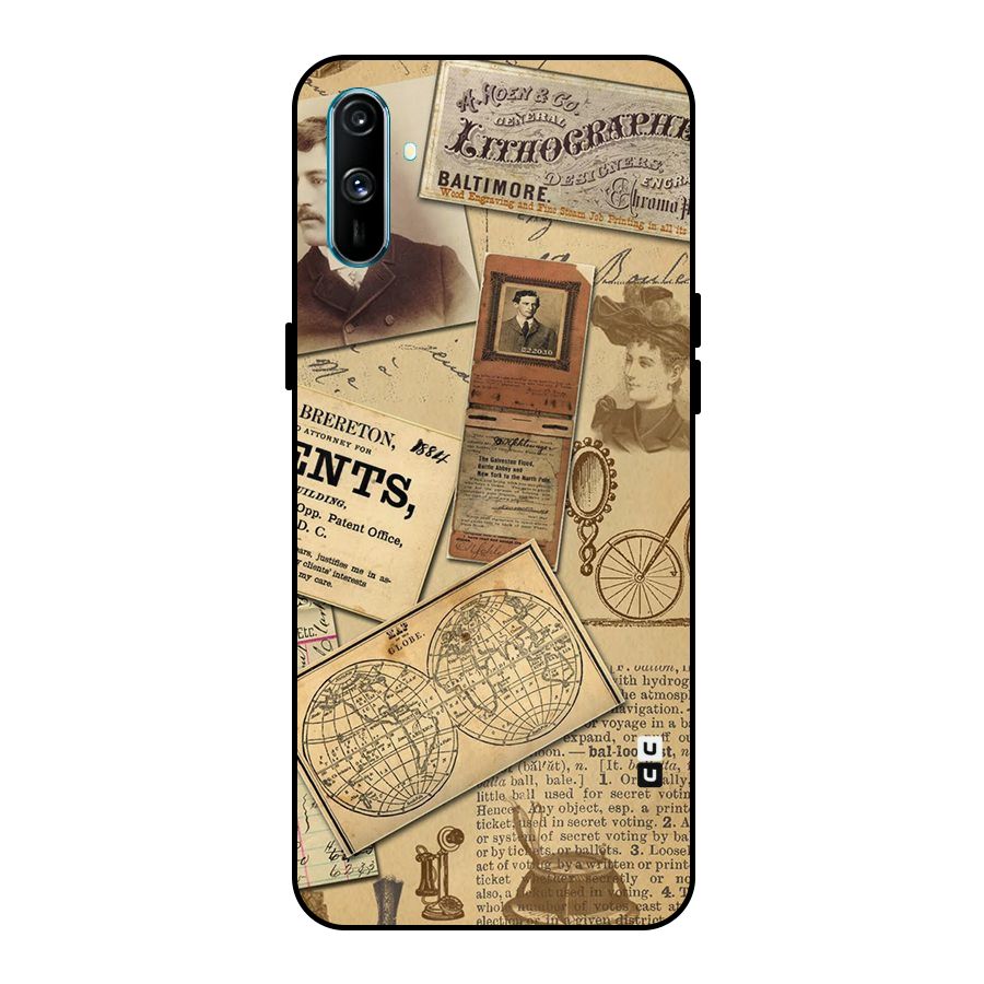 Vintage Memories Metal Back Case for Realme C3