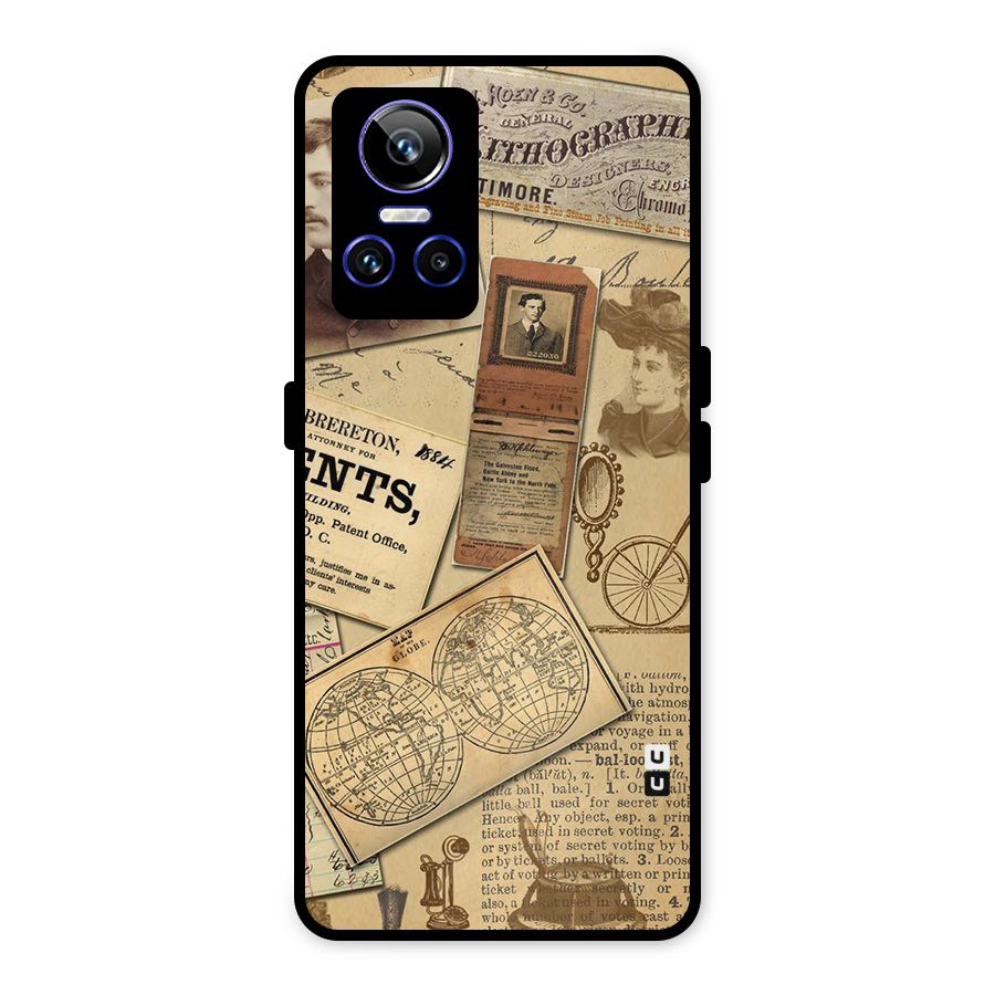 Vintage Memories Metal Back Case for Realme GT Neo 3