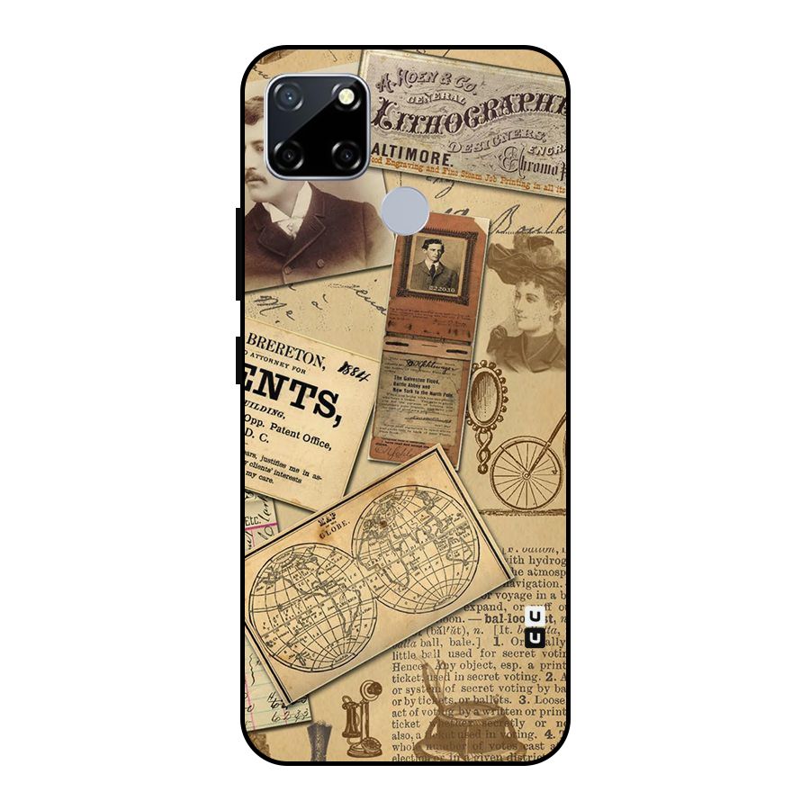 Vintage Memories Metal Back Case for Realme Narzo 20