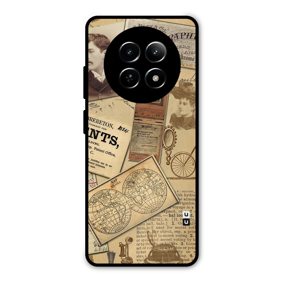 Vintage Memories Metal Back Case for Realme Narzo N65