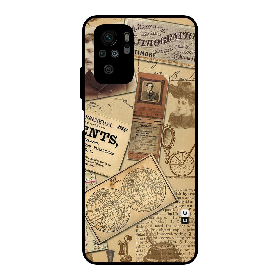 Vintage Memories Metal Back Case for Redmi Note 10S