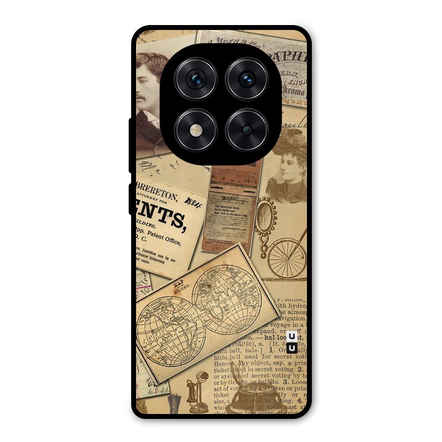 Vintage Memories Metal Back Case for Redmi Note 14 Pro 5G