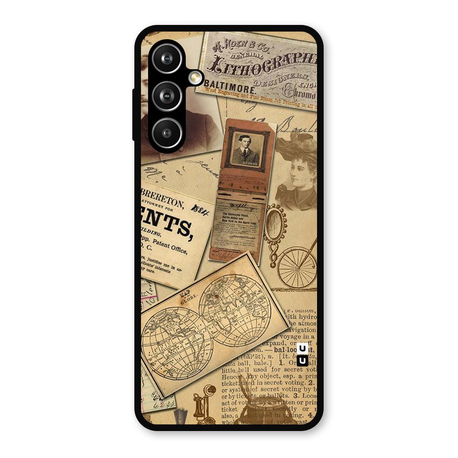Vintage Memories Metal Back Case for Samsung Galaxy M54