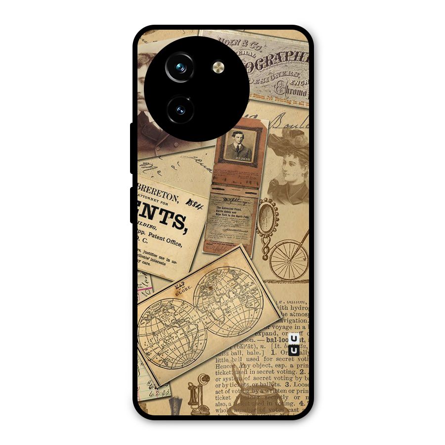 Vintage Memories Metal Back Case for Vivo T3x