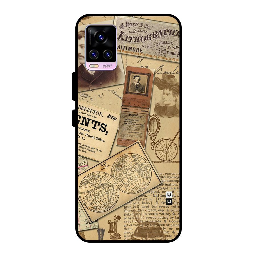 Vintage Memories Metal Back Case for Vivo V20 Pro