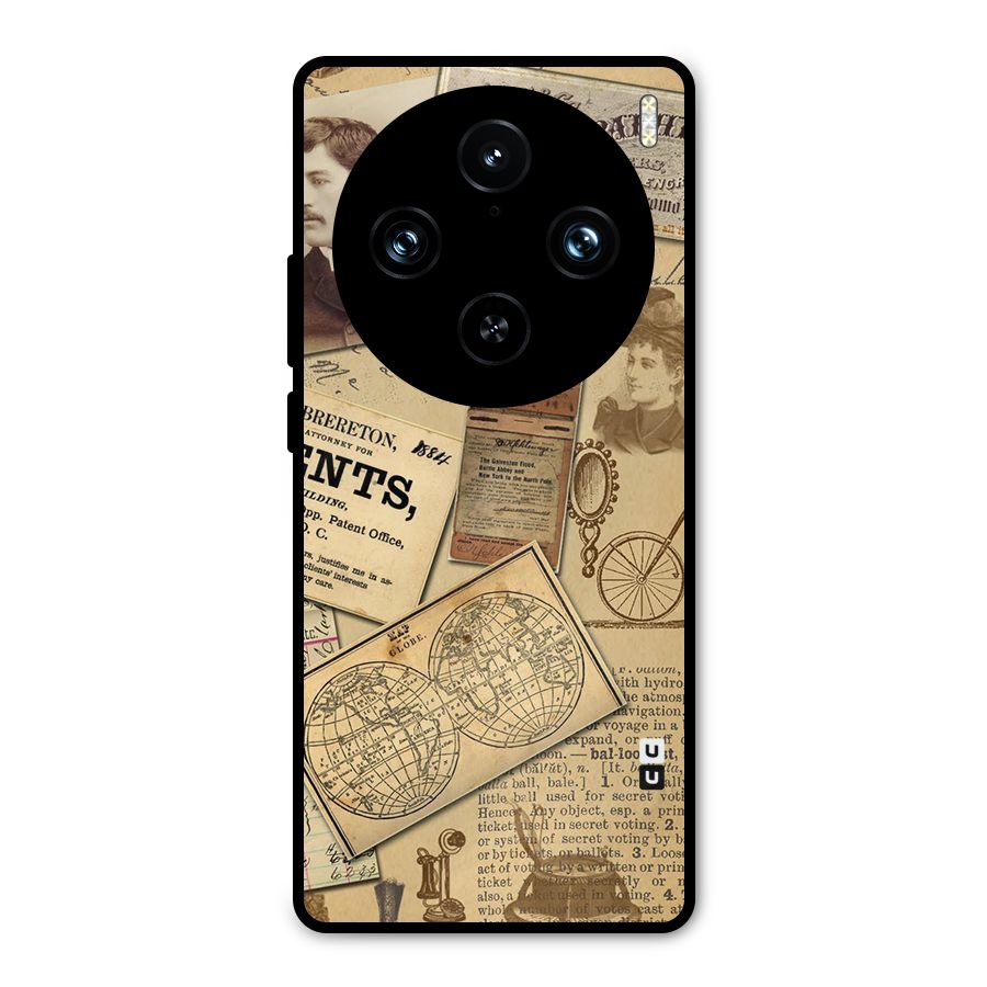 Vintage Memories Metal Back Case for Vivo X100 Pro