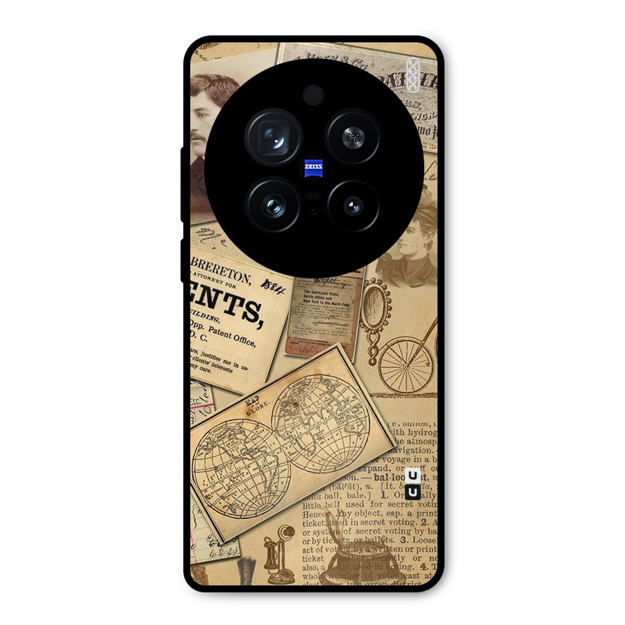 Vintage Memories Metal Back Case for Vivo X200 Pro