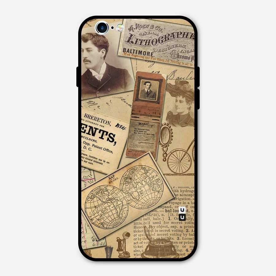 Vintage Memories Metal Back Case for iPhone 6 6s