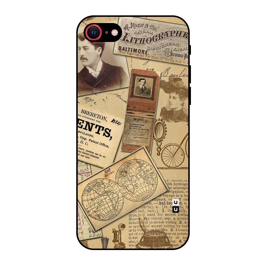 Vintage Memories Metal Back Case for iPhone 7