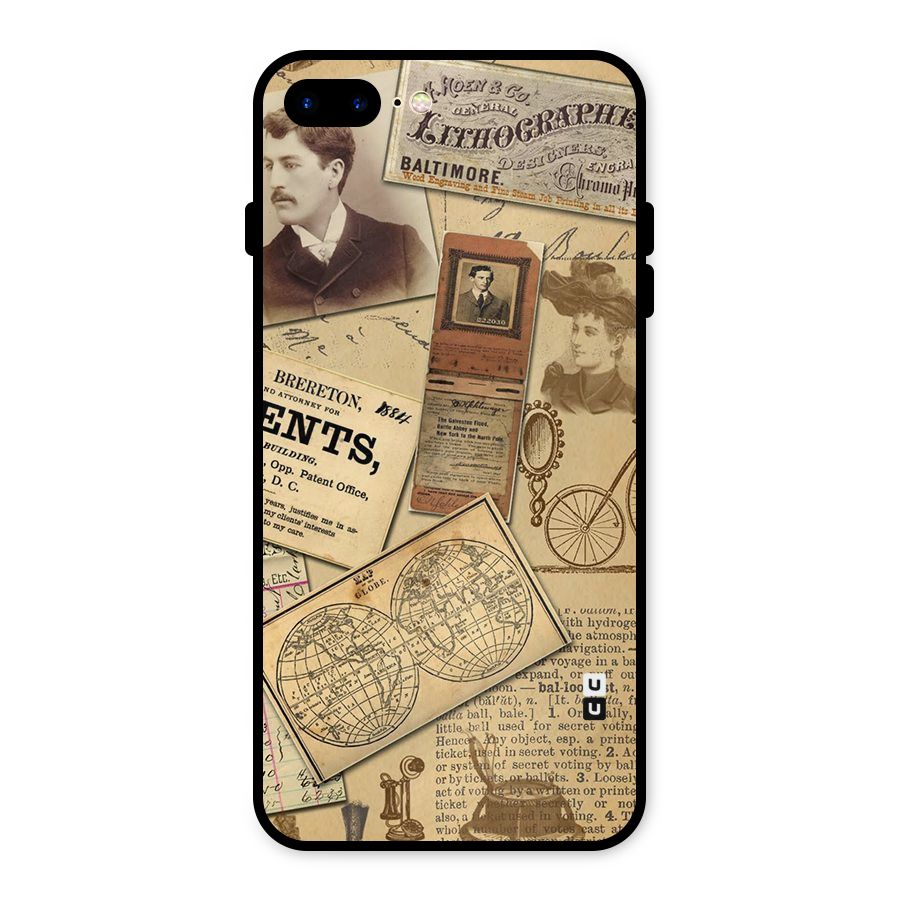 Vintage Memories Metal Back Case for iPhone 7 Plus