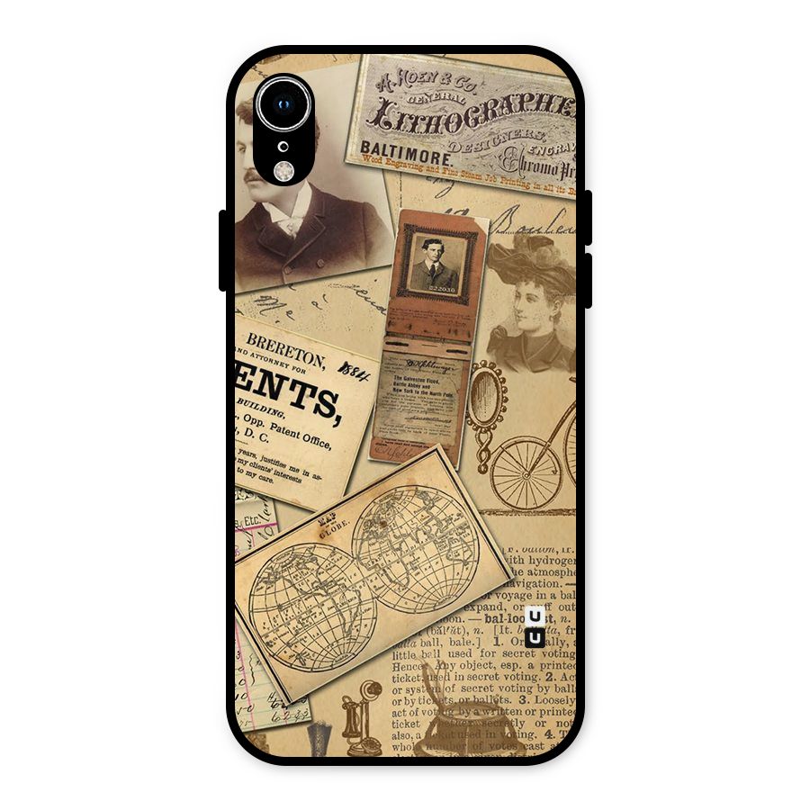 Vintage Memories Metal Back Case for iPhone XR