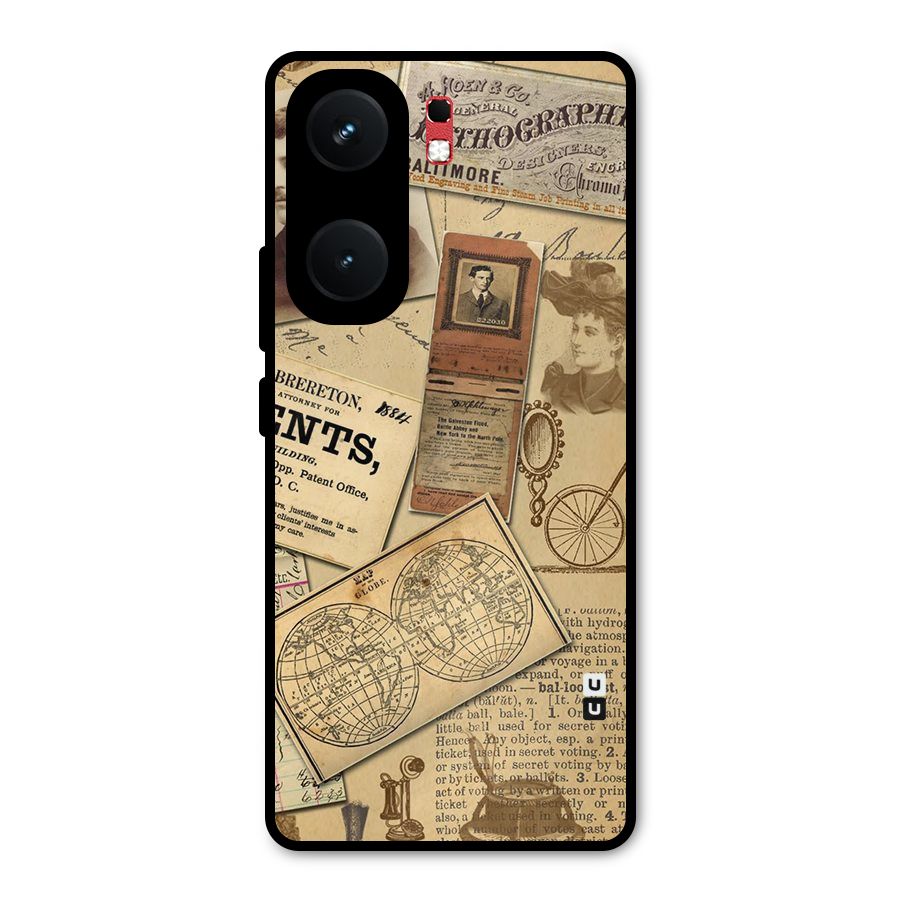 Vintage Memories Metal Back Case for iQOO Neo 9 Pro