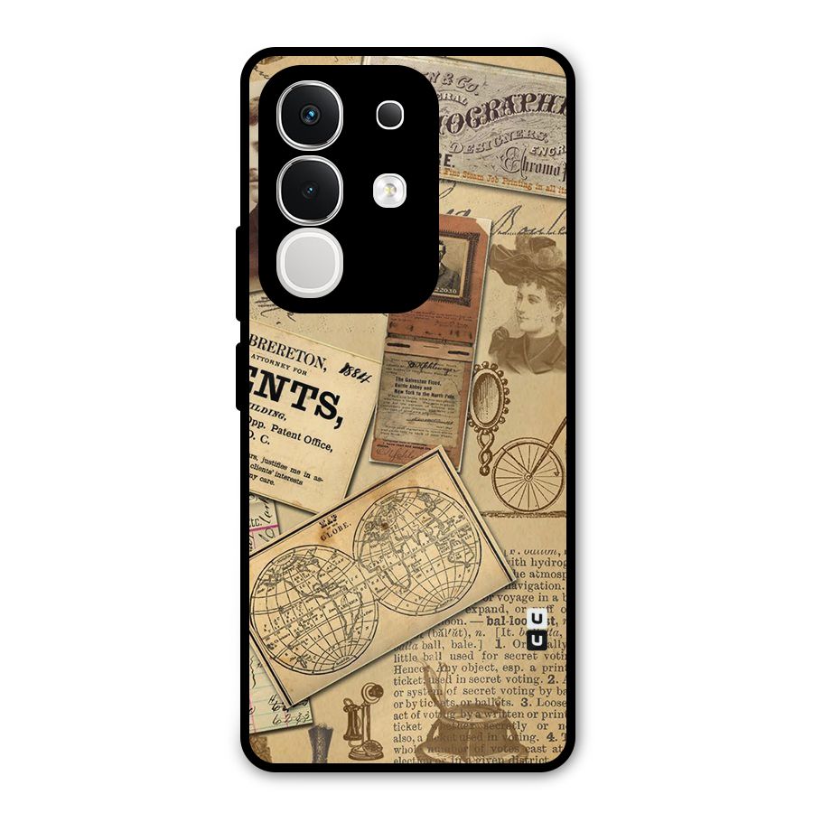 Vintage Memories Metal Back Case for iQOO Z10x