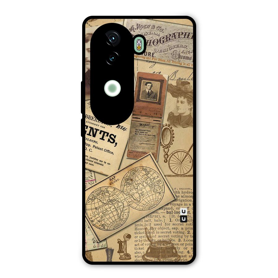 Vintage Memories Metal Back Case for iQOO Z9s