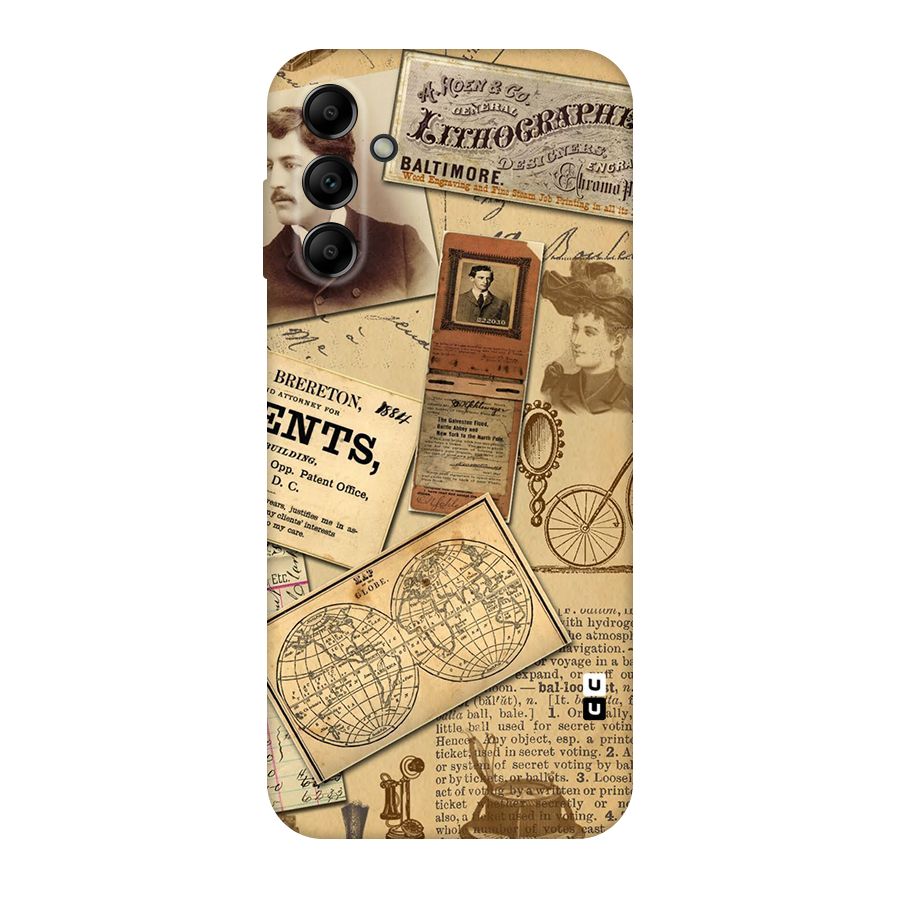 Vintage Memories Original Polycarbonate Back Case for Galaxy A14 5G