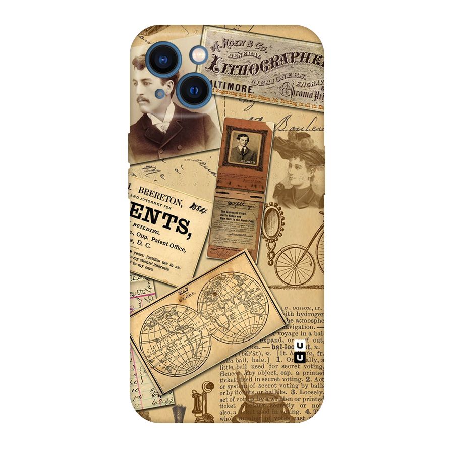 Vintage Memories Original Polycarbonate Back Case for iPhone 13