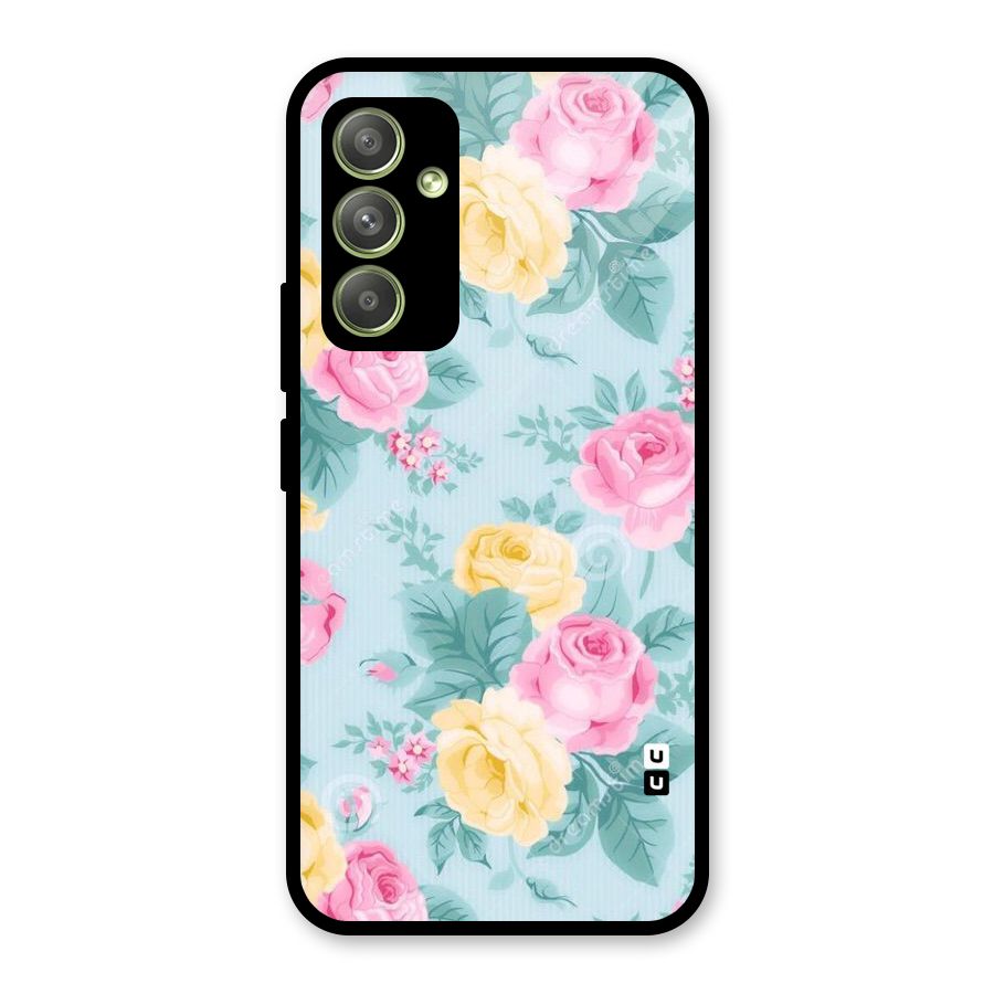 Vintage Pastels Glass Back Case for Galaxy A54