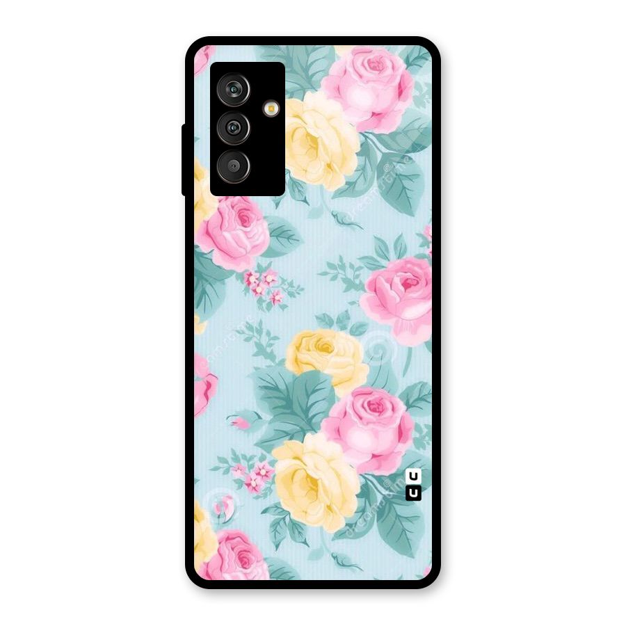 Vintage Pastels Glass Back Case for Galaxy M13