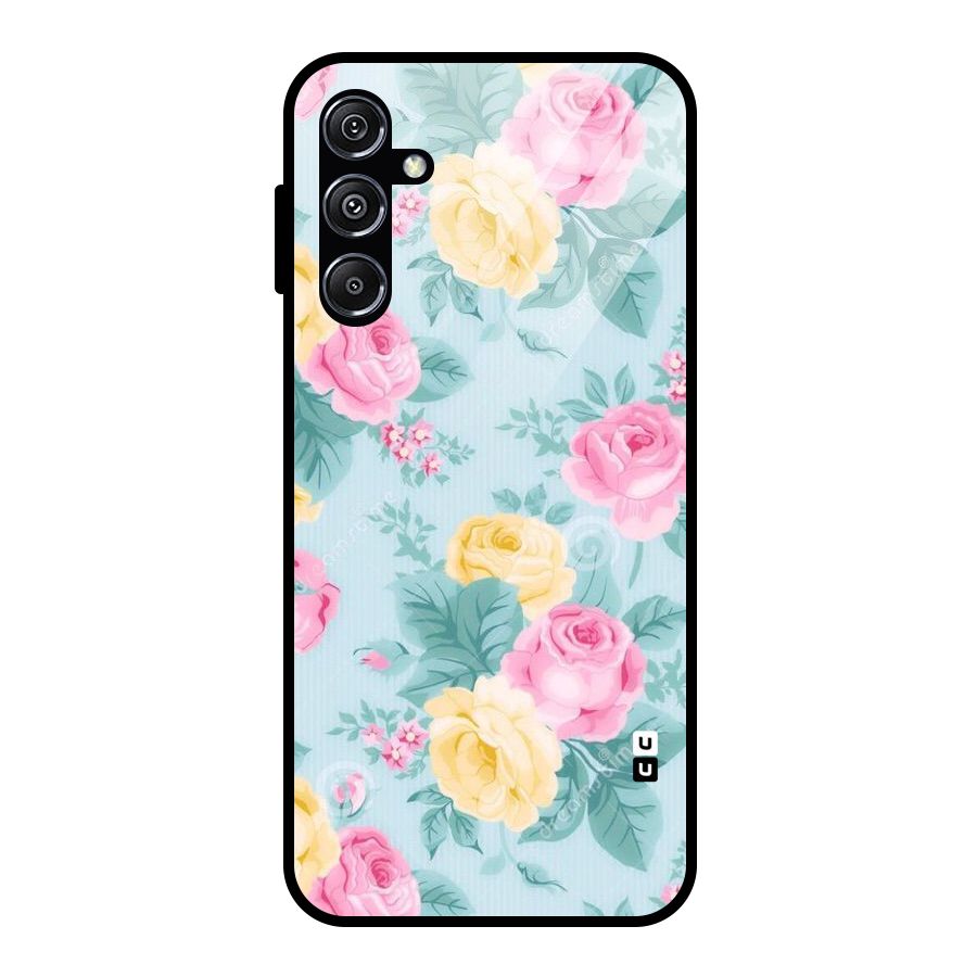 Vintage Pastels Glass Back Case for Galaxy M34 5G