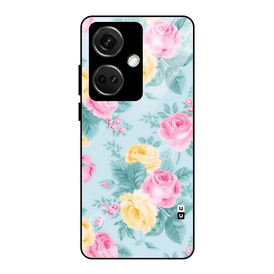Vintage Pastels Glass Back Case for OnePlus Nord CE 3 5G